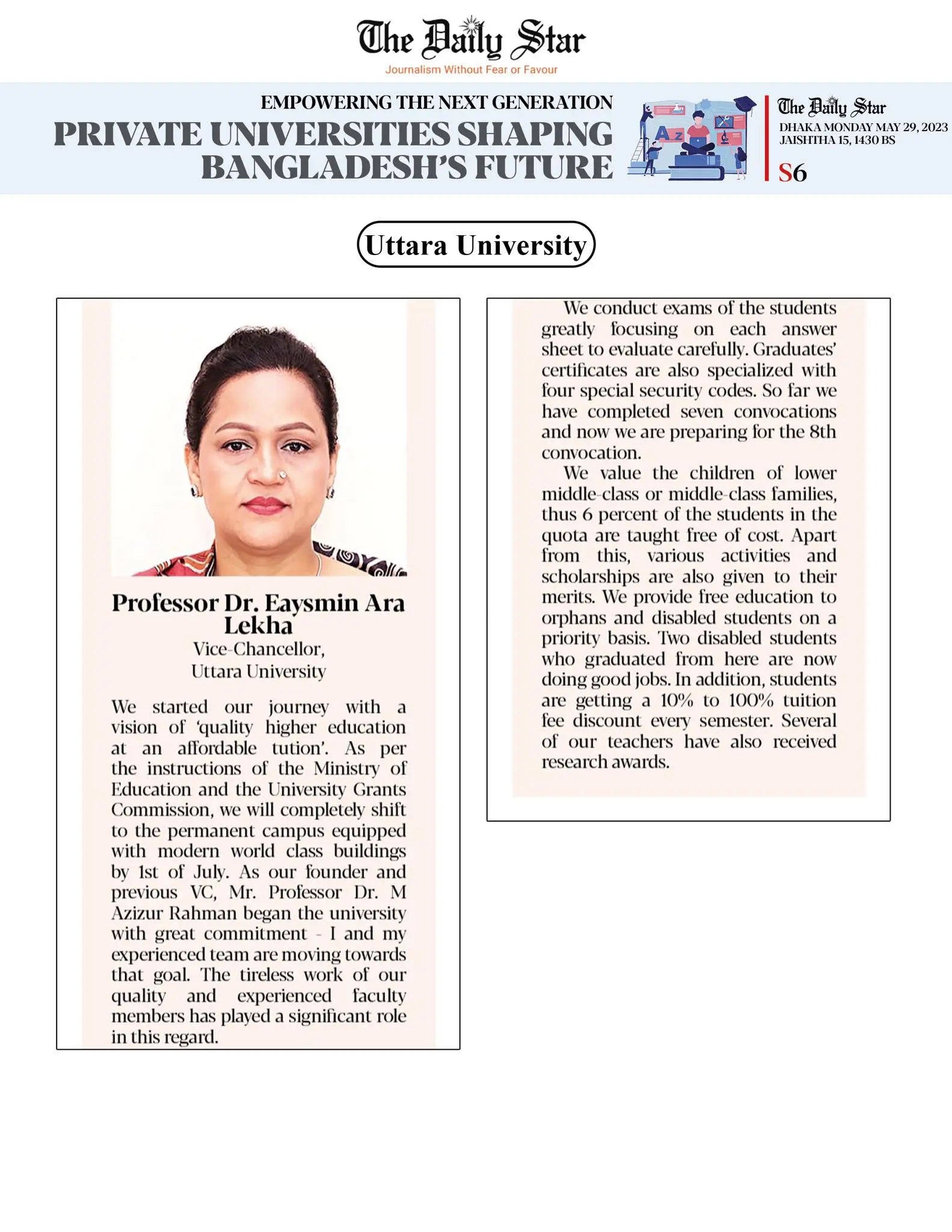 Private Universities Shaping Bangladesh’s Future, The Daily Star